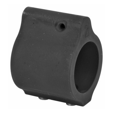 2A Armament Builder Series .750" Steel Gas Block showing black finish and mounting screws