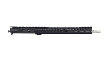 Always Armed Jester 16 inch 5.56 NATO stainless steel complete upper receiver in hard coat black anodized finish