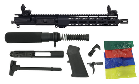 ALWAYS ARMED 10.5" 5.56 NATO TR SERIES WITH TRINITY FORCE SIGHTS PISTOL KIT - BLACK ANODIZED