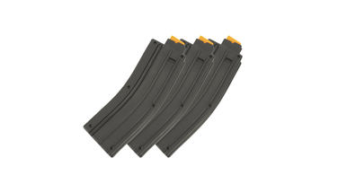 3 pack bundle of .22LR ARC 25 round magazines in black finish for AR15 rimfire conversions