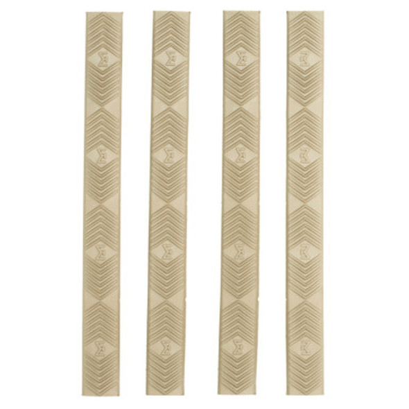 Ergo Grip M-LOK Wedgelock Rail Covers - FDE