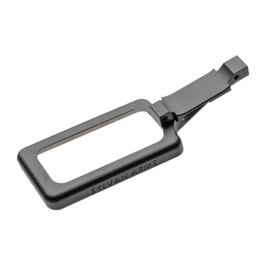 Sylvan Arms AR-15 Flared Magwell in Black finish showing flared funnel design and mounting interface.