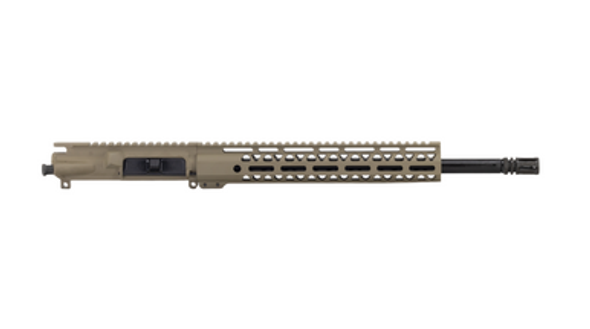 ALWAYS ARMED 16" 9MM TR SERIES UPPER RECEIVER WITH 12" RAIL - FDE