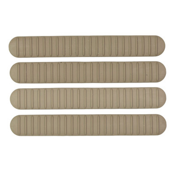B5 Systems M-LOK Rail Covers 4 Pack - FDE