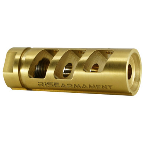 Rise Armament 5.56/.223 1/2x28 Compensator - Gold