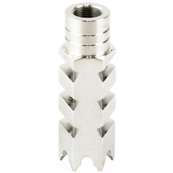 ATI Outdoors Shark 1/2x28 Muzzle Brake - Stainless Steel