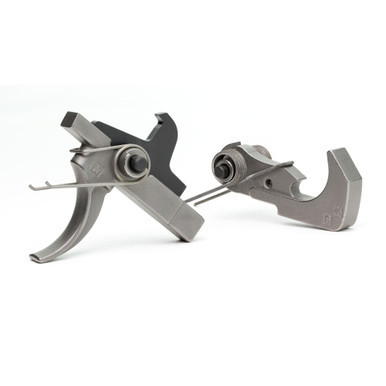 Bravo Company AR-15 PNT Trigger Assembly in Nickel BCM-PNT-TA1 side view