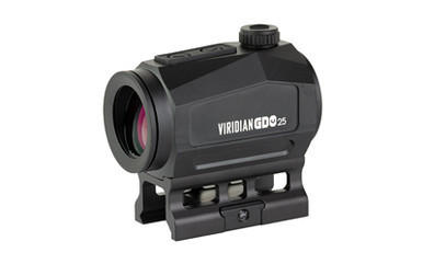 Viridian GDO Green Dot sight picture with high visibility green reticle
