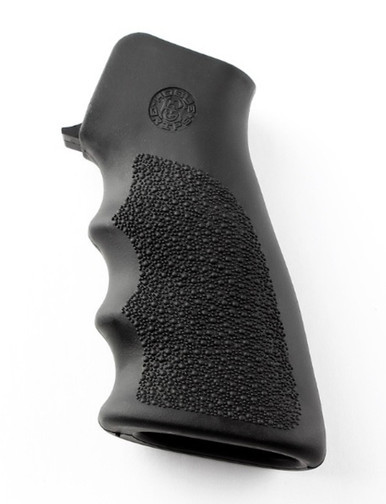 Hogue AR-15 Monogrip side profile showing finger grooves and Cobblestone texture