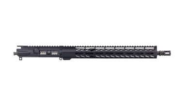 Always Armed 16 inch 300 Blackout Upper Receiver with Laser Engraving, Laser engraved dust cover and receiver detail on Always Armed 300 Blackout upper