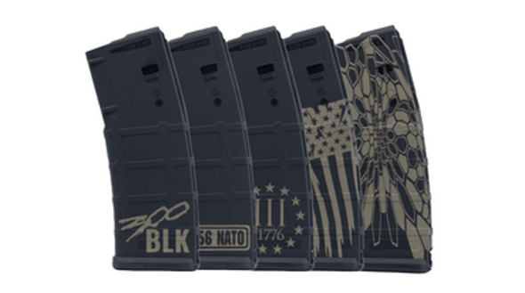 Magpul PMAG 30rd Engraved .223/5.56 Magazine - Black