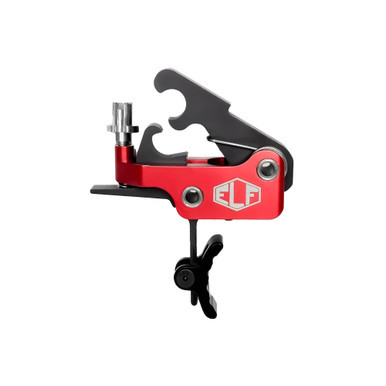 Elftmann Tactical Adjustable Trigger with Curved Shoe in Black — side view