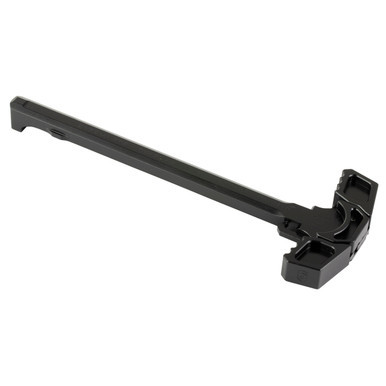 Phase 5 dual latch charging handle installed in a black AR-15 upper receiver.