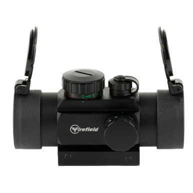 Side view of Firefield Agility 1x30mm Red Dot Sight showing elevation and windage turret caps