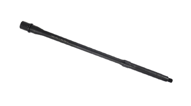 American-made 18-inch 5.56 NATO rifle-length AR-15 barrel featuring 4150 chromoly steel construction, M4 feed ramps, and 1:7 twist rate