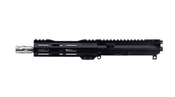 ALWAYS ARMED 7.5" 5.56 NATO COMPLETE STAINLESS STEEL UPPER RECEIVER WITH BCG/CH/ENHANCED FLASH HIDER - BLACK ANODIZED