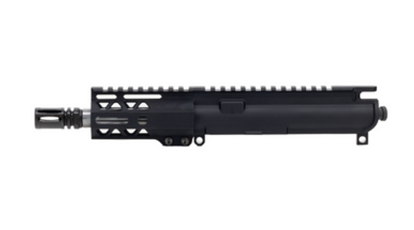 ALWAYS ARMED 5.5" 9MM STAINLESS STEEL TR SERIES UPPER RECEIVER WITH 4" RAIL - BLACK
