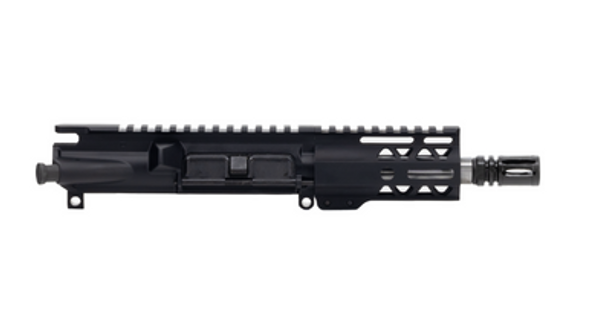 ALWAYS ARMED 5.5" 9MM STAINLESS STEEL TR SERIES UPPER RECEIVER WITH 4" RAIL - BLACK