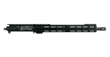 Always Armed Octo Series 16 inch 5.56 NATO upper receiver in hard coat black anodized finish with 15 inch M-LOK rail and 1:7 twist nitride barrel