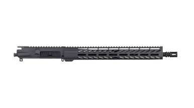 Always Armed 16" 5.56 NATO upper receiver with 15" free-float M-LOK handguard in Sniper Gray Cerakote.