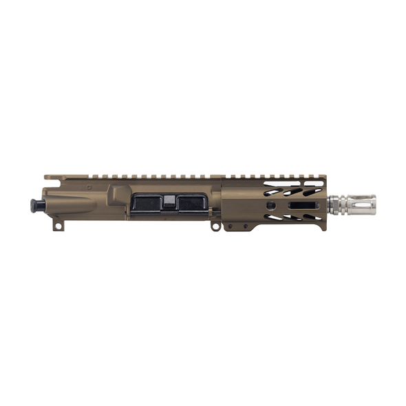 5-inch 5.56 AR pistol upper receiver with stainless steel barrel and M-LOK handguard.
