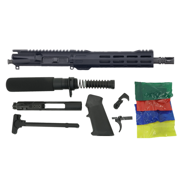 Always Armed 10.5-inch 5.56 NATO Octo Series Pistol Kit complete with M16 BCG, lower parts kit, and 9.25-inch M-LOK handguard.