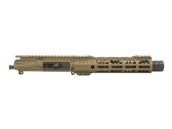 AR15 7.5" 5.56 Flash Can Upper Receiver - Burnt Bronze