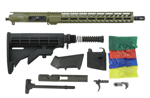 ALWAYS ARMED 16" 9MM RIFLE KIT - BAZOOKA GREEN