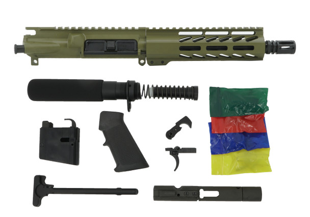 ALWAYS ARMED 7.5" 9MM PISTOL KIT - BAZOOKA GREEN