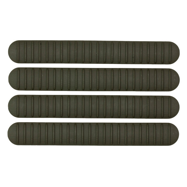 B5 Systems M-LOK Rail Covers 4 Pack - OD Green