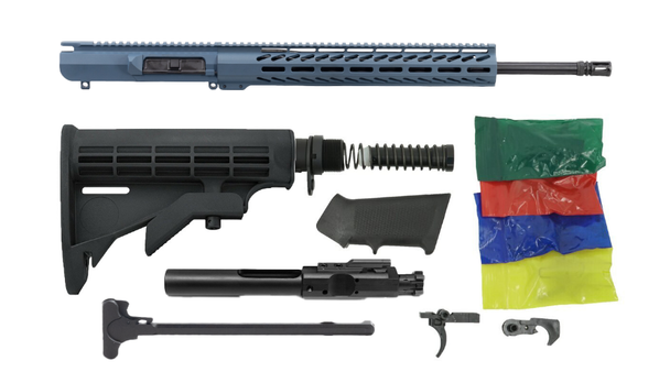 Always Armed 20" .308 Win Billet Rifle Kit - Blue Titanium