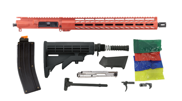 ALWAYS ARMED 16" .22LR RIFLE KIT - SMITH & WESSON RED