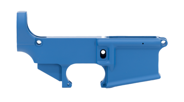 Always Armed AR-15 80% Lower Receiver Without Fire/Safe Engravings - Ridgeway Blue