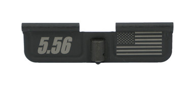AR15 Laser Engraved Dust Cover - 5.56/American Flag