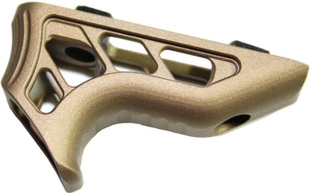 TIMBER CREEK KEYMOD ENFORCER MINI ANGLED FOREGRIP - BURNT BRONZE