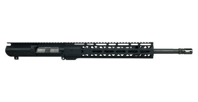 12 inch M-LOK free float handguard and A2 flash hider on 16 inch .308 upper receiver