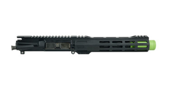 ALWAYS ARMED OCTO SERIES 7.5" 5.56 NATO WTIH ZOMBIE GREEN FLASH CAN UPPER RECEIVER - BLACK