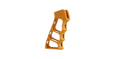 Tactical Dynamics Skeleton Grip in Tequila Sunrise Cerakote for AR15 and AR10
