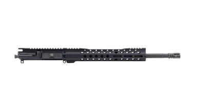 ALWAYS ARMED JESTER 16" 5.56 NATO UPPER RECEIVER WITH 12" RAIL- BLACK featuring a 16" Nitride barrel and 12" free-float M-LOK handguard