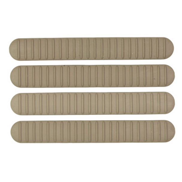 B5 Systems M-LOK Rail Covers 4 Pack - FDE
