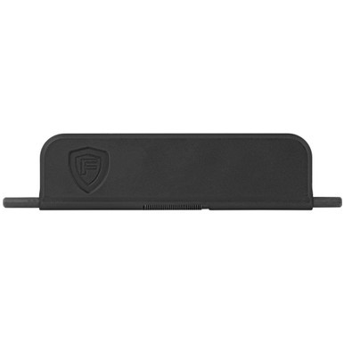 Fortis AR-15 Billet Dust Cover in black anodized aluminum showing exterior billet face.