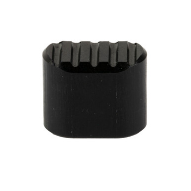 Magazine Release Button featuring anti-slip horizontal grooves and 6061 aluminum construction