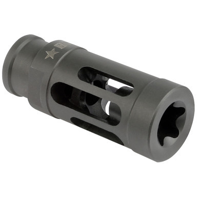 Bravo Company Compensator MOD1 1/2x28 Flash Hider in Black Stainless Steel