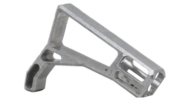 Tactical Dynamics Skeletonized Stock in Raw Finish TDSTOCKRAW - side view profile