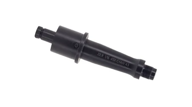 4.5-inch dedicated .22LR AR-15 barrel in salt bath nitride finish with 1/2x28 threads.