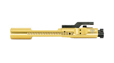 Andro Corp Gold AR15 Bolt Carrier Group — full side profile