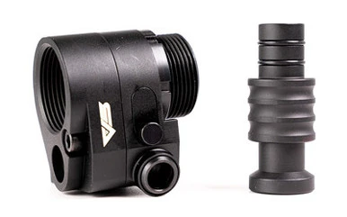 Sylvan Arms Folding Stock Adapter Gen 4 Right Hand side installed on an AR-15 lower receiver.