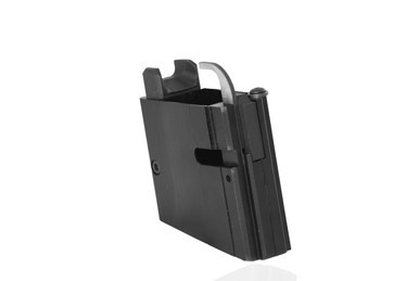 9mm Adapter Drop In Mag Block for Colt style magazines top angle view