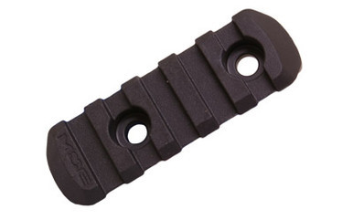 Magpul MOE polymer rail section 5 slots in black with included mounting hardware