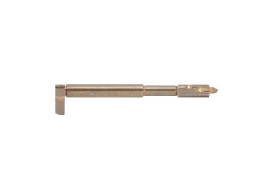 Always Armed USA-made 9mm striker firing pin for Glock models 17, 19, 26, and 34 showing precision tip and engagement lug